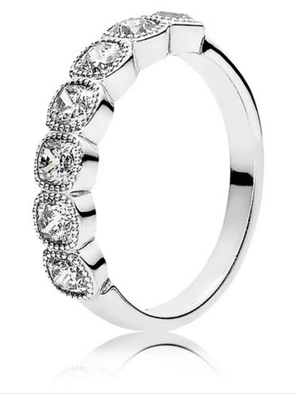 Pandora Alluring Sterling Silver Cushion Ring